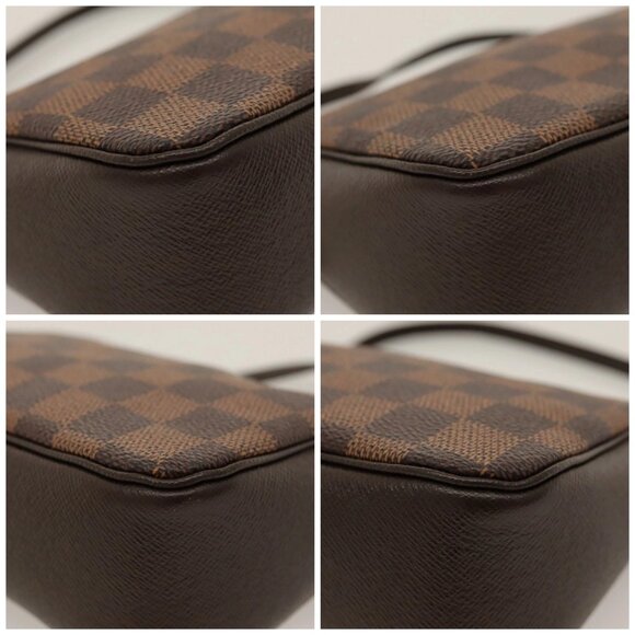 LOUIS VUITTON Damier Ebene Trousse Makeup Pouch N51982 LV Auth yk17788AM - Picture 14 of 16